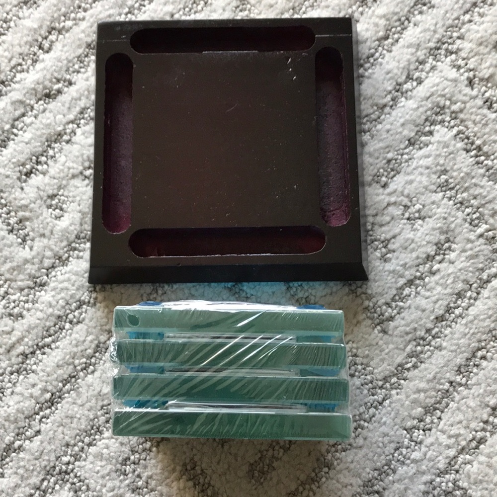 Set of 4 glass photo coasters -BNIB - Picture 5 of 5